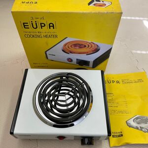 ユーパ　EUPA TAK-881(D2) 電気クッキングヒーター　電気コンロ 04年製　一口コンロ　一人暮らし　新生活　コンパクト　省スペース