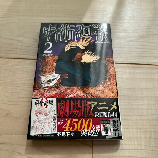 呪術廻戦2巻 芥見下々 集英社 コミック 漫画 ご希望の価格で提案してみて下さい