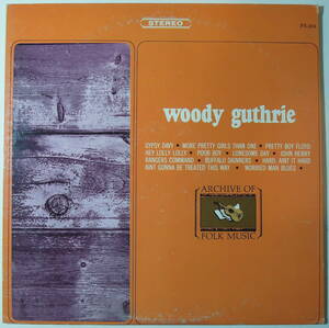 Woody Guthrie・Archive Of Folk Music　US Everest LP