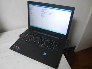 Lenovo ideapad 110-17IKB ジャンク