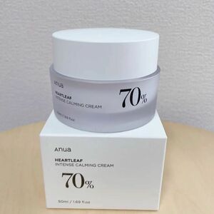 ANUA アヌア ドクダミ70％インテンスカーミングクリーム 50ml 肌荒れ ニキビ スキンケア 保湿 コスメ 韓国コスメ