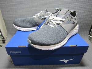  new goods box attaching mizuno Mizuno TX walk walking shoes sneakers 26cm gray E2403D
