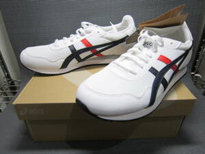 新品箱付き　asics アシックス　TIGER RUNNER タイガーランナー　スニーカー　28.25cm　白×黒×赤　E2403D