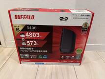 送料込　WSR-5400AX6P-BK 無線ルーター AirStation Wi-Fi 6 対応ルーター プレミアムモデルBUFFALO バッファロー 無線LAN_画像1