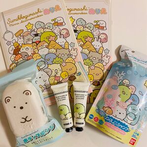 すみっコぐらし ぬりえ ハンドクリーム リンスインシャンプー ボディスポンジ