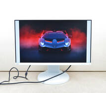 超狭額　NEC　21.5型ワイド　E221N　フルHD　ゲーミング　HDMI　IPSパネル　回転・従型表示　スピーカー　LED　ディスプレイ　⑥_画像1