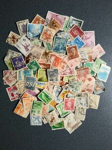 昔の使用済み切手　100枚以上まとめ売り　大日本帝国郵便　国民体育大会他