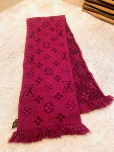 【美品】LOUIS VUITTON　マフラー・エシャルプロゴマニア