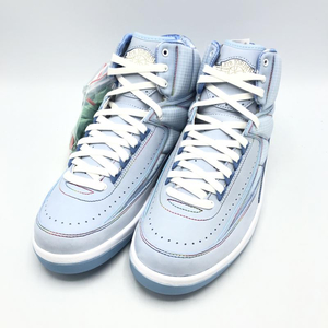 【中古】NIKE×J Balvin AIR JORDAN2 Retro SP Celestine Blue/White/Multi Color 28.0cm DQ7691-419[240010421323]