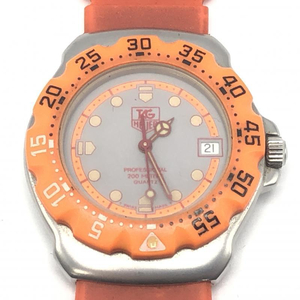 【中古】TAG Heuer フォーミュラ1 腕時計 WA1213 オレンジ タグ・ホイヤー【ジャンク品】[240010414646]