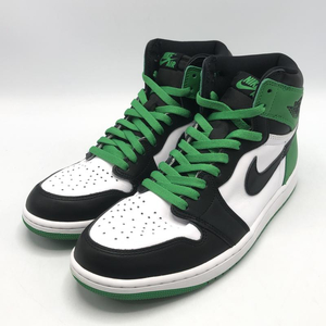 【中古】NIKE Air Jordan 1 Retro High OG Celtics/Black and Lucky Green (2023) 27.5cm DZ5485-031[240010424622]
