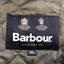 【中古】Barbour キルティングブルゾン XL カーキ バブアー[240010424435]_画像3