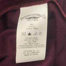 【中古】STEVENSON OVERALL CO. 別珍 ナバホシャツ M レッド スティーブンソン オーバーオール[240010424968]_画像4