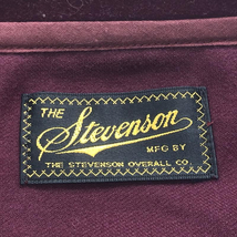 【中古】STEVENSON OVERALL CO. 別珍 ナバホシャツ M レッド スティーブンソン オーバーオール[240010424968]_画像3