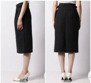  new goods regular price 6800 jpy BEAMS office S commuting lady's tight skirt gray 