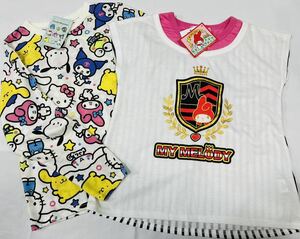 福袋3F4038*激安sale!!新品 こども服 半袖Tシャツ+長袖Tシャツsize120　2枚★サンリオ.マイメロディMY MELODY　(まとめ売り)