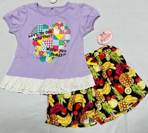 福袋3F3885*激安sale!!新品 こども服 半袖Tシャツ+ショートパンツsize110　2枚★kids★お洒落な洋服★★　(まとめ売り)