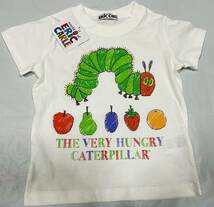 ★4013*激安sale!!新品 こども服 　半袖Tシャツsize100　1枚★ERIC CARLE/絵本/はらぺこあおむし_画像1