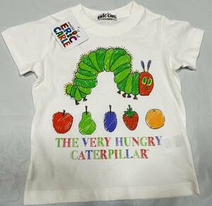 ★4013*激安sale!!新品 こども服 　半袖Tシャツsize100　1枚★ERIC CARLE/絵本/はらぺこあおむし