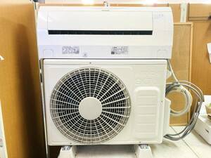 1円～ 美品 日立2.8kW エアコン白くまくん RAS-W28J(W)室内機 室外機セット 2019年製 ～12畳 リモコン付き 直取りOK 宮城●管理No.F9934