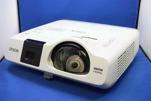 【ランプ時間 1394H/送料無料/通電 起動 投影 OK/ジャンク】EPSON プロジェクター EB-536WT 投影画面に黒い影 足破損 エプソン S04852