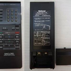 ★【動作未確認】National ナショナル デジタル Hi-Fi MACLORD マックロード VHS ビデオテープレコーダー NV-D21 ビデオデッキ リモコン付の画像10