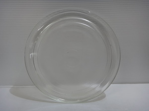 ★電子レンジ　丸皿　耐熱　ガラス　レンジプレート　ターンテーブル　27㎝★