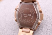 【中古】CASIO baby-G カシオ ベイビーＧ 5575 G-MS MSG-W200CG 5575 MULTI BAND 6 ソーラー電波 腕時計 レディース 動作未確認【漂亮】_画像8