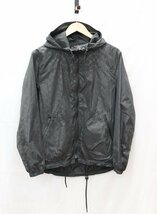 【中古美品】COACH コーチ REV NYLON JKT F67006 リバーシブル シグネチャー マウンテンパーカー ナイロン ジャケット ブラック【漂亮】_画像1