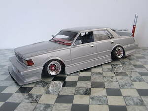 **1/24 final product 430 Cedric old car group car highway racer gla tea n lowrider full kit **