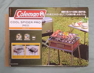 Coleman COOL SPIDER PRO L 別売りケース付き (網・鉄板・取手 未使用品) 検：コールマン クールスパイダー プロ BBQ キャンプ グリル 炭