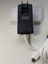 ■即決■美品(使用感薄)■ソフトバンク(SoftBank)純正■SB-AC22-TCPD■USB Type-C充電器/ACアダプタ■動作品■_画像6