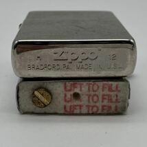 ▲【売り切り】Zippo（ジッポ）オイルライター 無地 2012年8月製造 喫煙具 _画像7