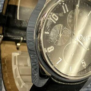 ■【売り切り】D&G ドルチェ&ガッバーナ メンズ腕時計 クロノグラフ クォーツ の画像3