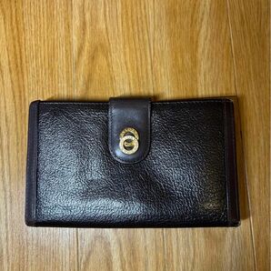 美品！BVLGARI ブルガリ レザー 二つ折り 財布 ウォレット