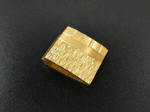 HA06　はばき　岩紋の図　銅製　特注品　日本刀装具　ハバキ　22G　刀剣美術　現代品