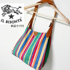 【新品タグ付】IL BISONTE イルビゾンテ ショルダーバッグ ハンドバッグ 鞄 トートバッグ 本革バッグ