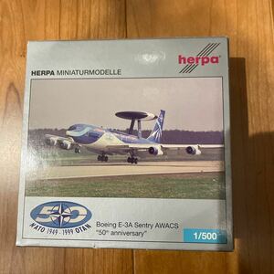 【限定モデル】herpa 1/500 NATO Boeing E-3A Sentory AWACS 50th anniversary ヘルパ