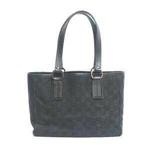 GUCCI　グッチ　113019　GGキャンバス ブラック トートバッグ 【送料無料】中古品　used AB