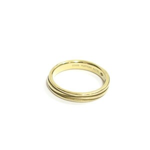 LOUIS VUITTON Louis Vuitton Au750 yellow gold #53 approximately 13 number ring 3.9g secondhand goods used AB