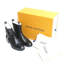 LOUIS VUITTON　ルイヴィトン　サイドジップ　ブーツ　＃38　1/2　約24.5cm向き 中古品　used A_画像9