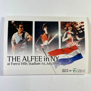 k★送料無料★新品未使用【東京都交通局 Tカード THE ALFEE in NY 1998】 営団地下鉄 都営地下鉄の画像1