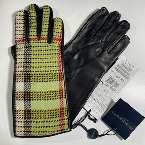 3-1★新品未使用★BURBERRY バーバリー　レザー手袋　レディース　ブラック グローブ 