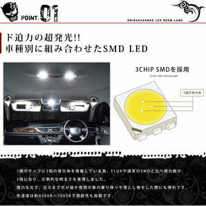 ルームランプ LED 鬼爆閃光 総発光数156発 GA3W GA4W RVR [H22.2-] 3点セットの画像3