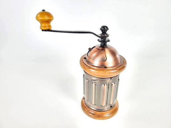 【美品】kalita カリタ 手挽きコーヒーミル 木製 KH-5 コーヒー豆グラインダー レトロ風