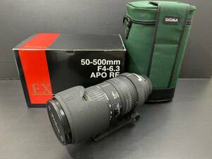 3/001【SIGMA】シグマ　APO　50-500㎜　1:4-6.3　SIGMA　EX　超望遠ズームレンズ　カメラ　一眼レフ