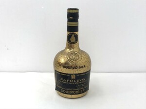 ●【同梱不可】【80】未開栓 COURVOISIER クルボアジェ ナポレオン インペリアル ゴールドボトル 700ml 本体のみ