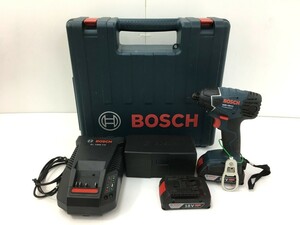 【同梱不可】【100】中古品 BOSCH ボッシュ GDR18V-LI 充電式インパクトドライバ ※動作確認済み