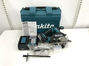 ●【同梱不可】【140】店頭展示未使用品 makita マキタ CS551DRG 150mm 充電式チップソーカッタ 18V 6.0Ah バッテリ1個 充電器 ケース付き