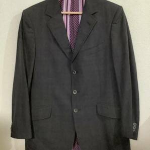 ETRO エトロ ミラノ ウールジャケット チェック柄 ブレザー スーツ セレクト メンズ 古着 紳士服 の画像1